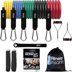 Fitness Insanity Resistance Bands Set